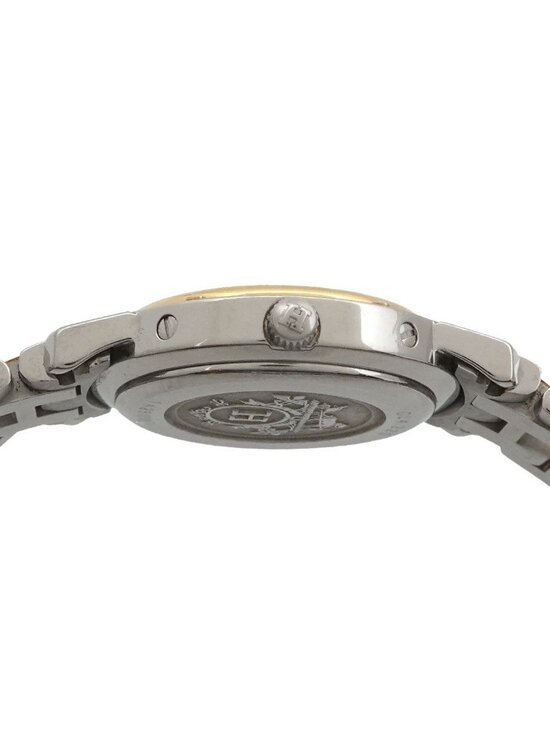 Hermes Clipper Cl4 220 Vintage Watch Date Ivory Quartz main image 4